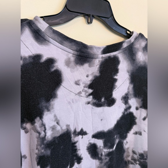 Sanctuary Monochrome Tie-Dye Long Sleeve Top *GOOD USED CONDITION* - Picture 8 of 9